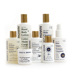 Nancy K Brown Sensitive Dry Fragile Skin Product Regimen